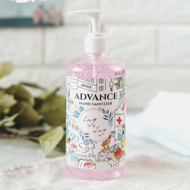 Produk Eng & Ing - Advance Hand Sanitizer-Cherry Blossom - 500 ml